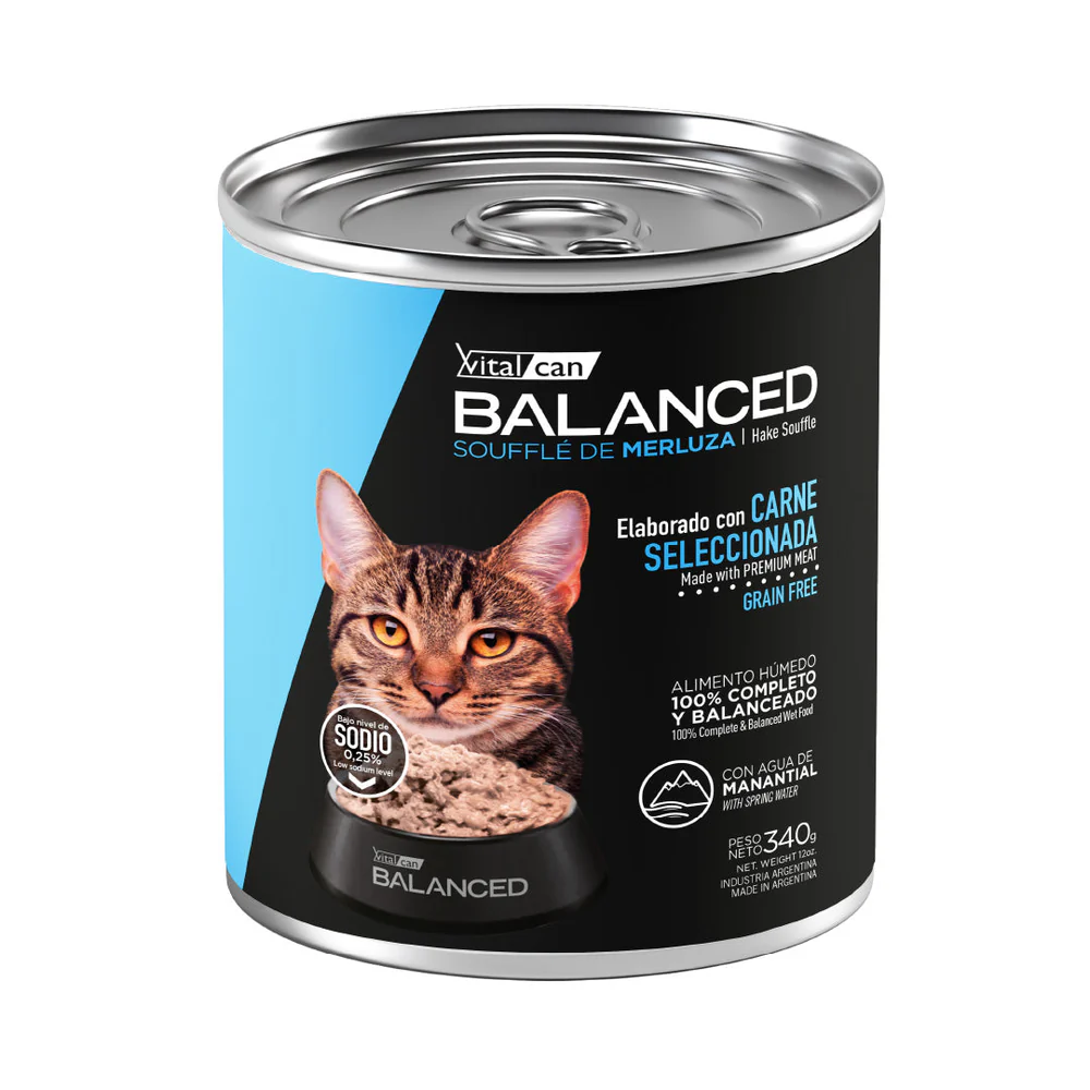 Balanced Soufflé Merluza Gato Adulto