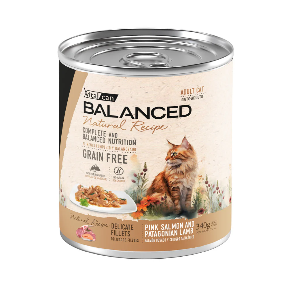 Balanced Natural Recipe Gato Adulto Pink Salmon y Patagonian Lamb
