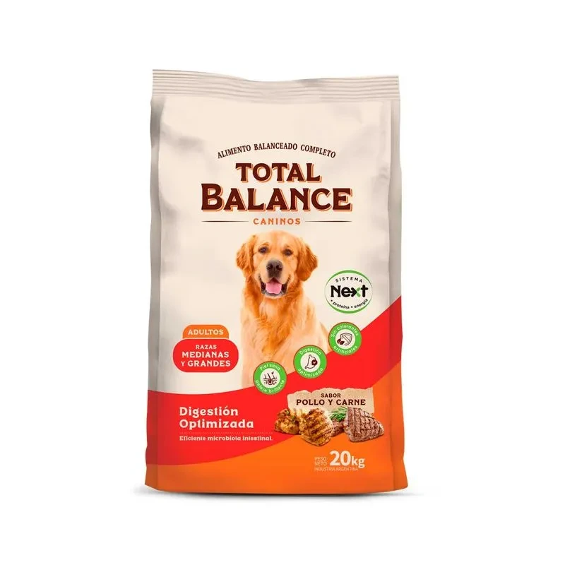 Total Balance Adulto Razas Medianas y Grandes 20 KG